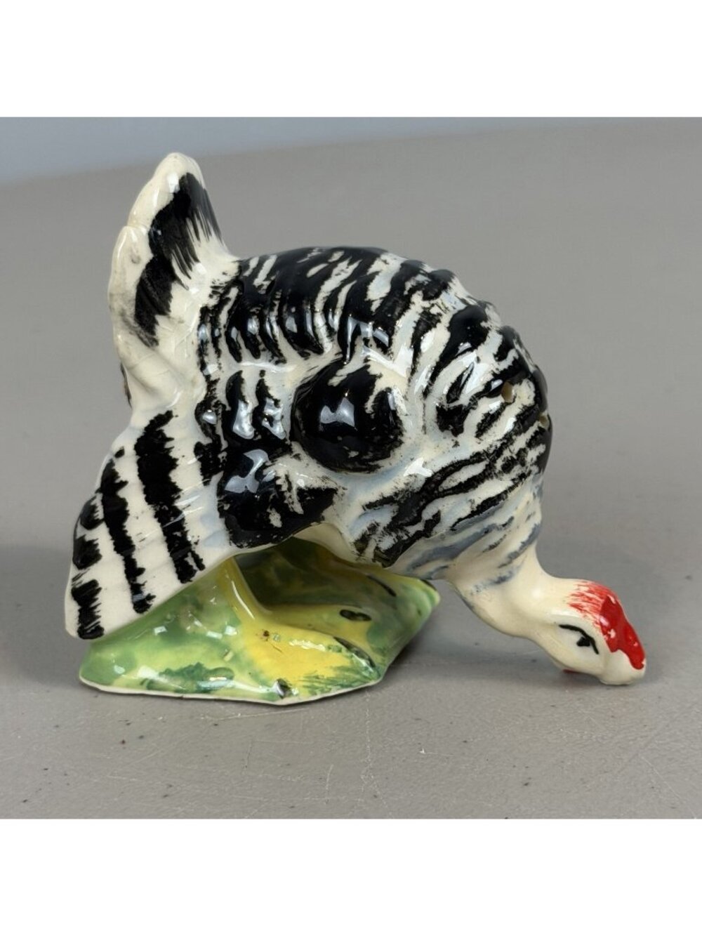 Vintage Otagiri Japan Turkey Salt Pepper Shaker Hand Painted Ceramic Figurine